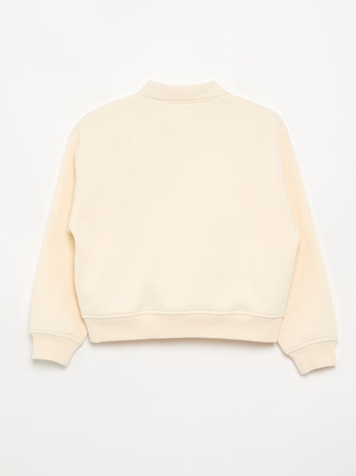 Sweat avec col polo - Kiabi Sweat avec col polo - Kiabi