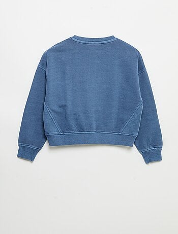 Sweat avec étoiles à strass