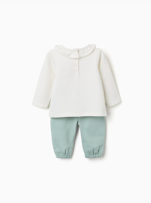 Sweat avec imprimé arc-en-ciel + pantalon - Kiabi