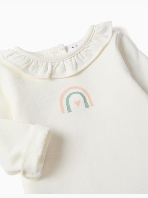 Sweat avec imprimé arc-en-ciel + pantalon - Kiabi