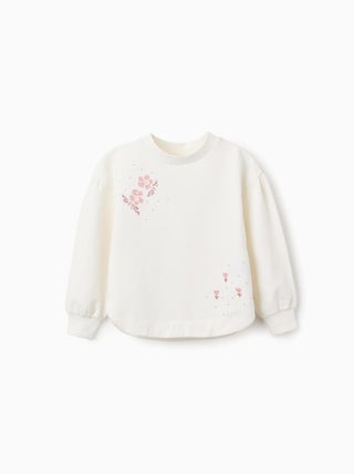 Sweat avec Imprimé de Fleurs