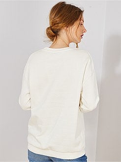 Sweat avec imprimé devant - Kiabi