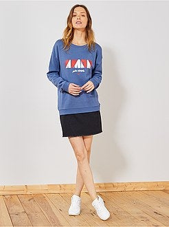 Sweat avec imprimé devant - Kiabi