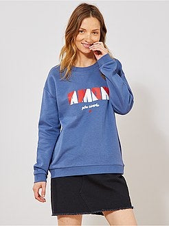 Sweat avec imprimé devant - Kiabi