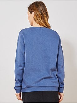 Sweat avec imprimé devant - Kiabi