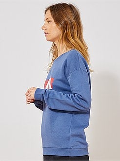 Sweat avec imprimé devant - Kiabi