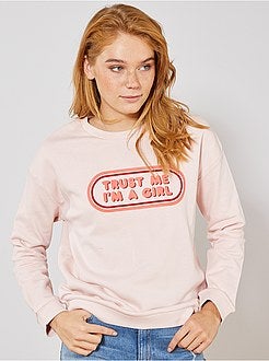 Sweat avec imprimé devant - Kiabi