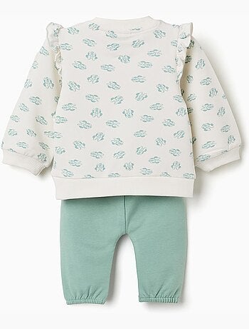 Sweat avec imprimé Minnie + pantalon