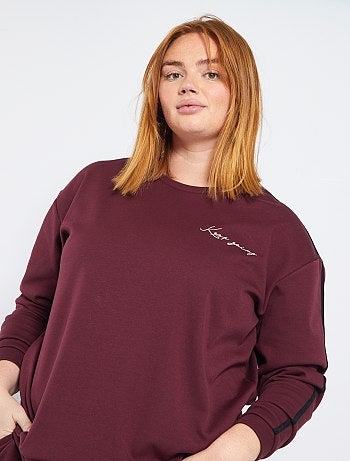 Sweat avec intérieur fourré