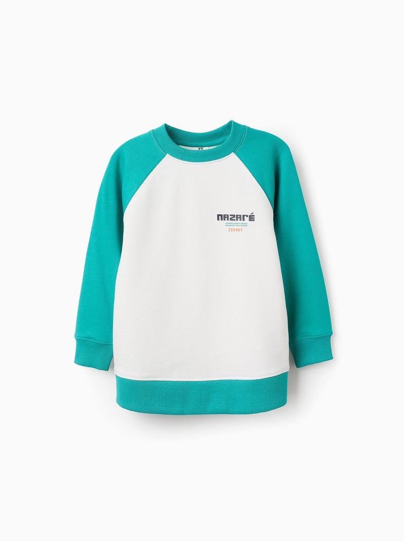 Sweat avec Manches Raglan Beige clair - Kiabi