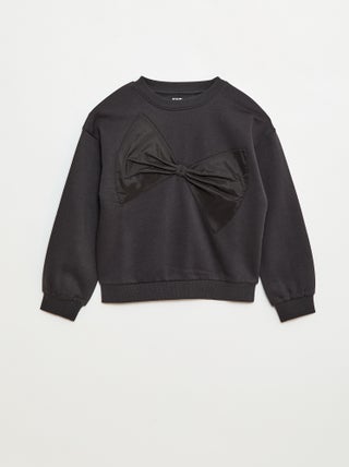 Sweat avec nœud en satin