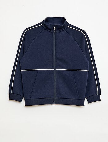 Sweat avec ouverture zippée