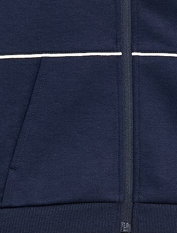 Sweat avec ouverture zippée