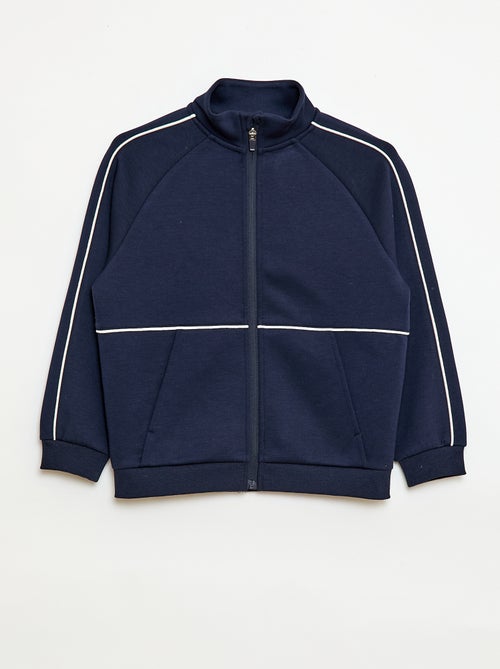 Sweat avec ouverture zippée - Kiabi