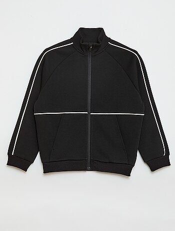 Sweat avec ouverture zippée