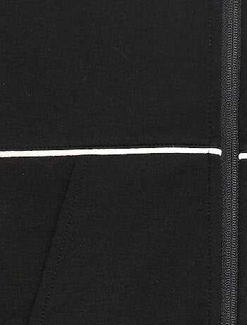 Sweat avec ouverture zippée