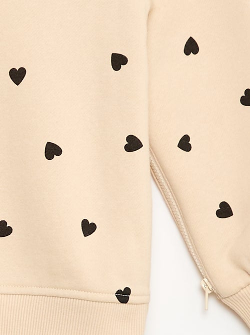 Sweat avec ouvertures zippées latérales -  - So Easy - Kiabi