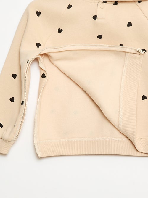 Sweat avec ouvertures zippées latérales -  - So Easy - Kiabi