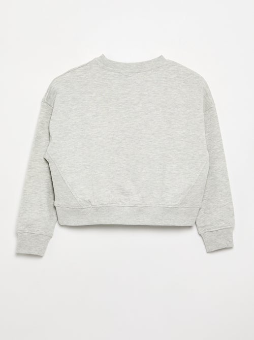Sweat avec strass - Kiabi