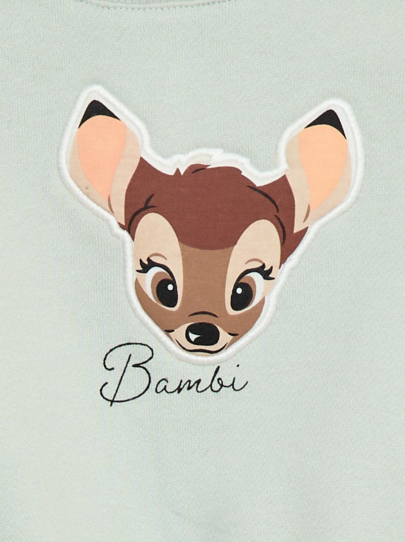 Sweat 'Bambi' 'Disney' Vert - Kiabi