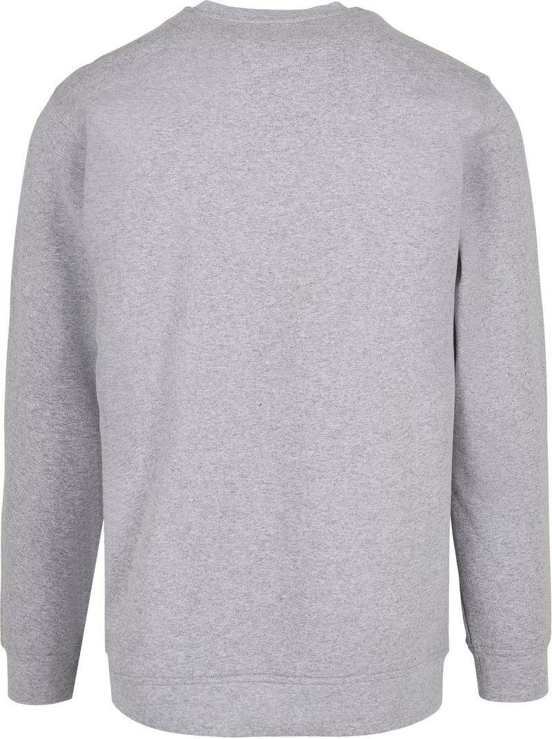 Sweat basic - build your brand Gris chiné - Kiabi