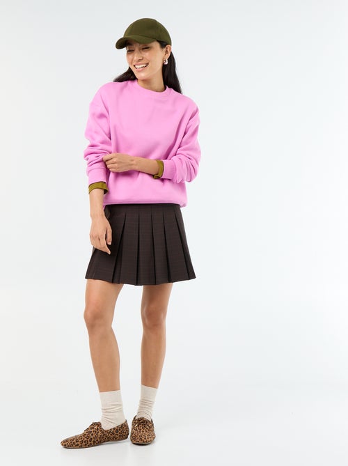 Sweat basique en molleton - Kiabi Sweat basique en molleton - Kiabi