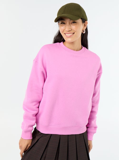 Sweat basique en molleton - Kiabi Sweat basique en molleton - Kiabi