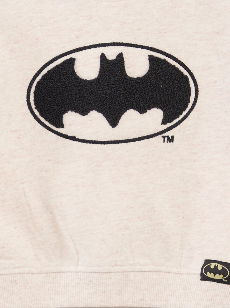 Sweat 'Batman' 'DC Comics' à col rond Beige - Kiabi