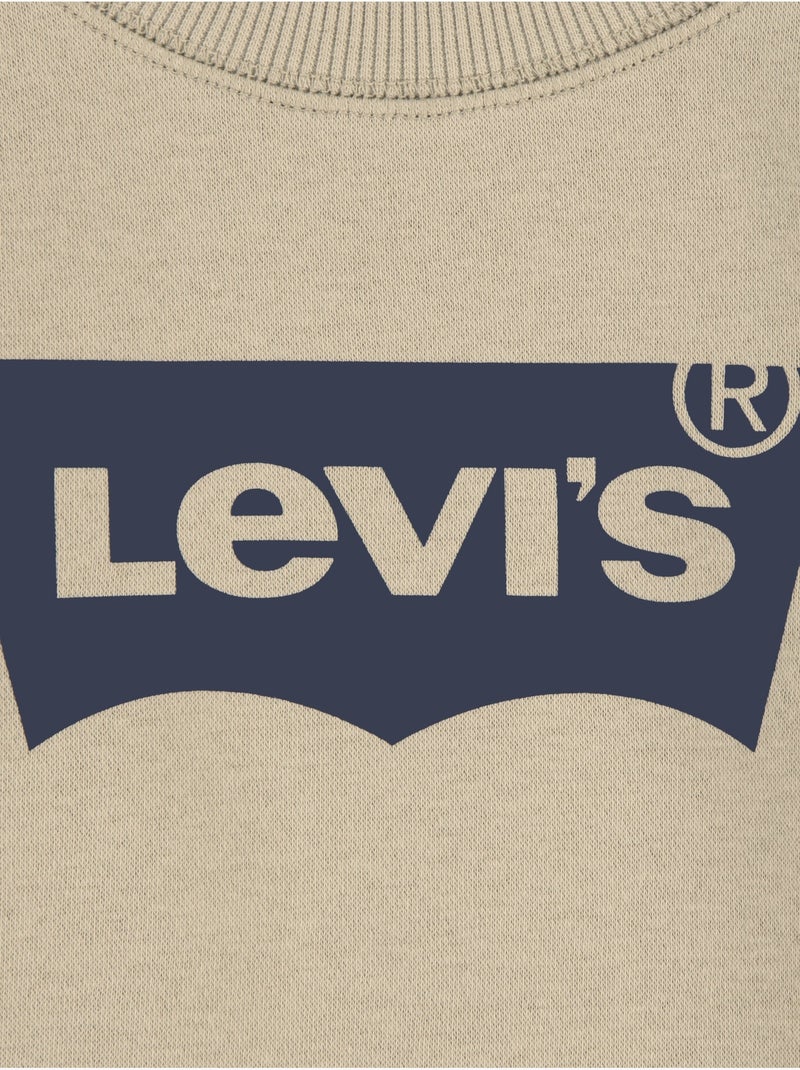Sweat Bébé col rond - Levi's Kids Beige foncé - Kiabi