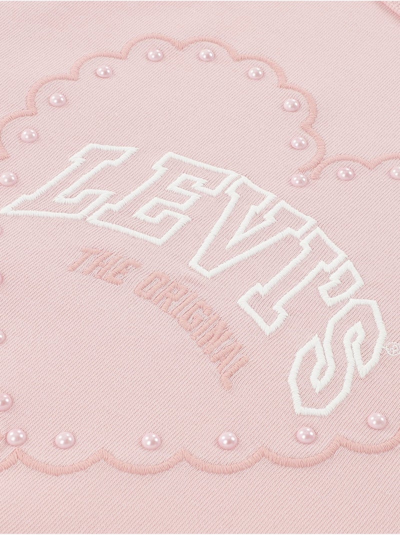 Sweat bébé col rond - levi's kids Rose - Kiabi
