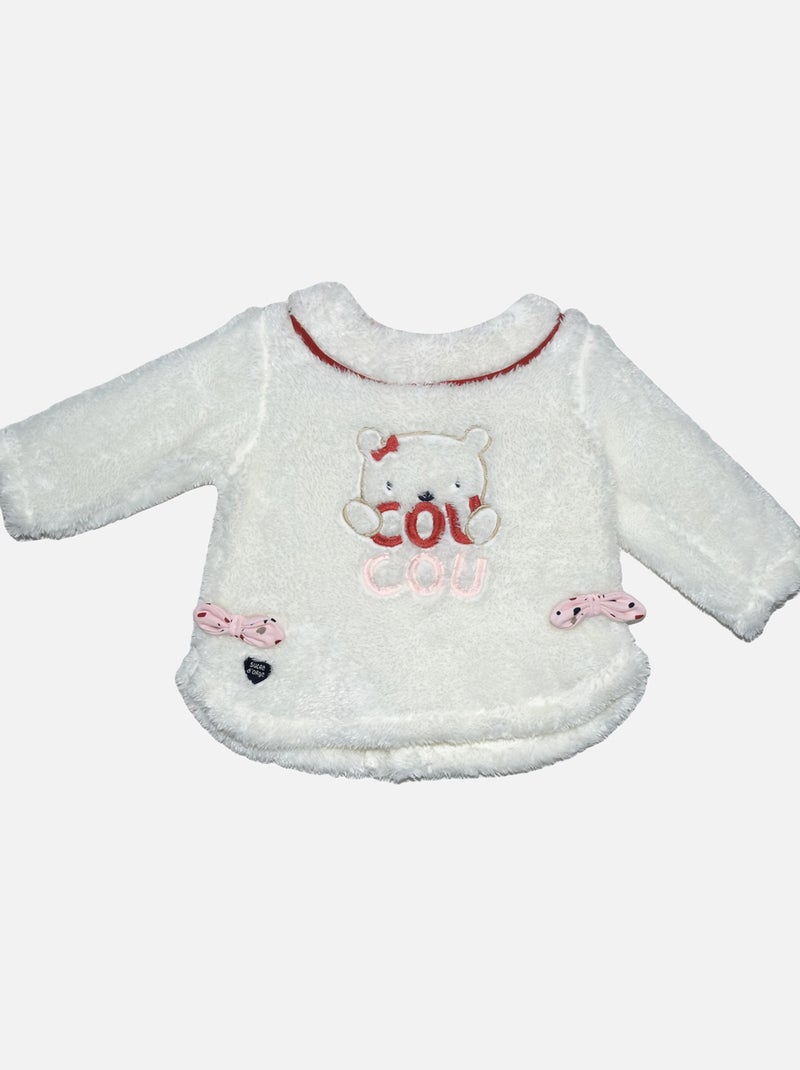 SWEAT BEBE + LEGGING FIRMANIA Blanc - Kiabi