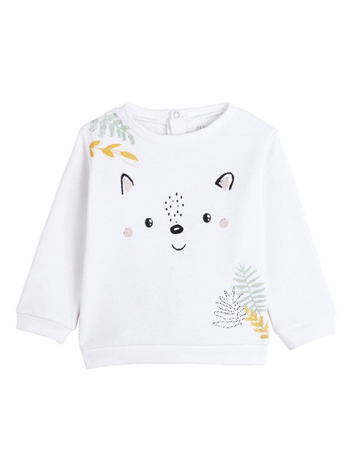 Sweat bébé mixte en molleton Little Fox - Kiabi