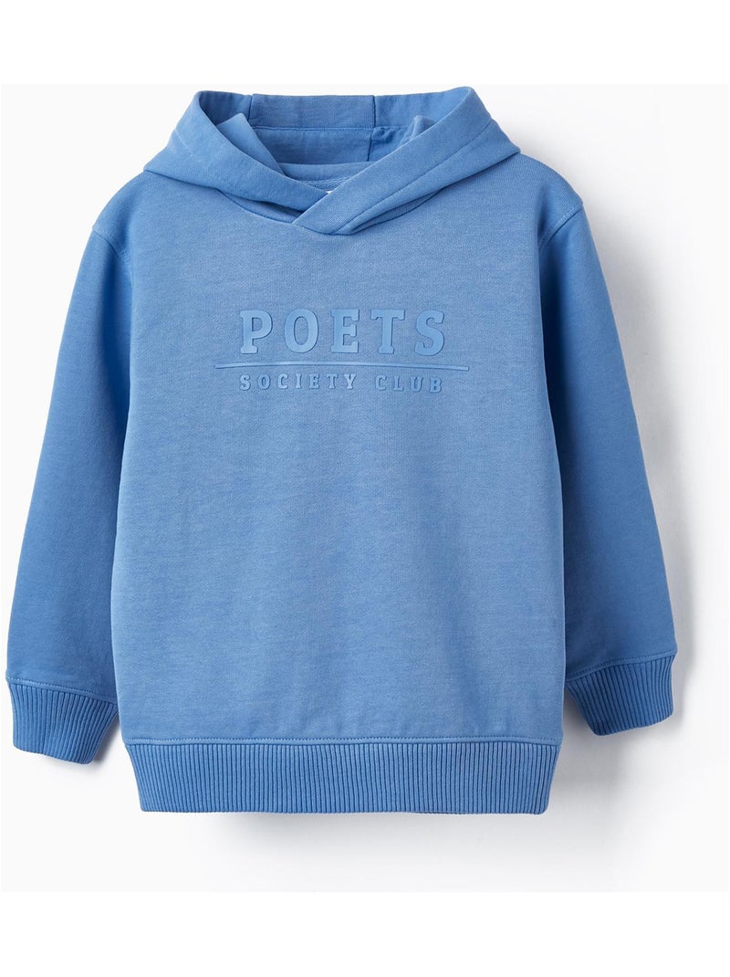 Sweat bleu à manches longues pour garçon LITERATURE CLUB Bleu - Kiabi