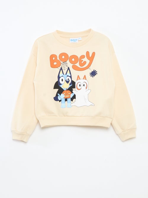 Sweat 'Bluey' uni en coton - Kiabi