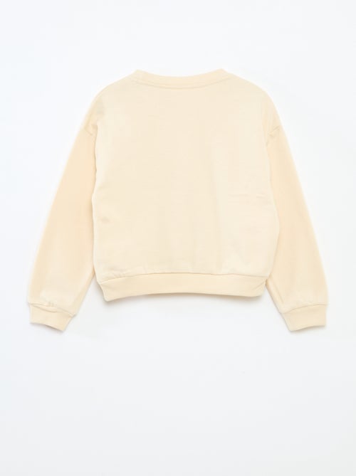 Sweat 'Bluey' uni en coton - Kiabi