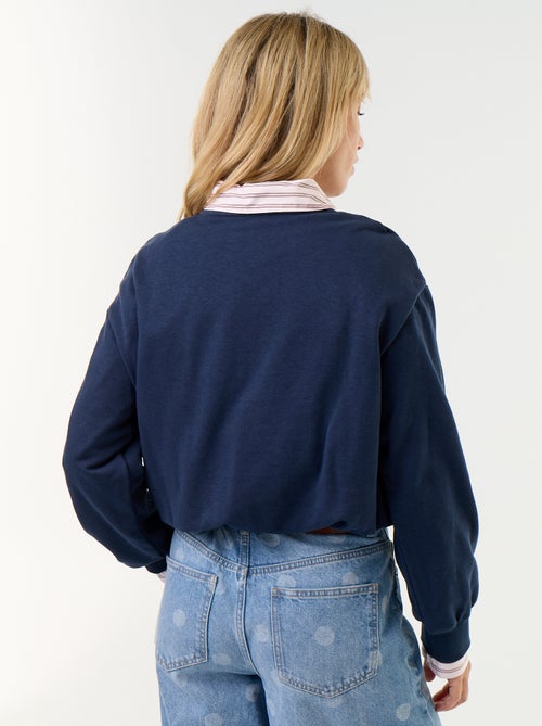 Sweat boule en french terry - Kiabi Sweat boule en french terry - Kiabi