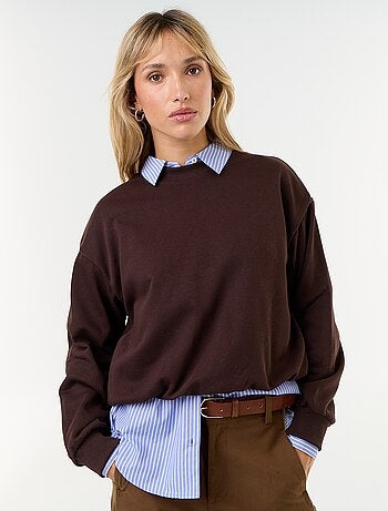 Sweat boule en french terry