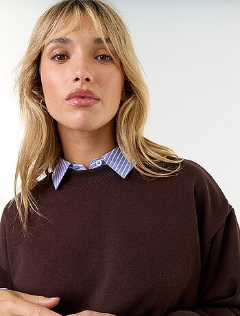 Sweat boule en french terry