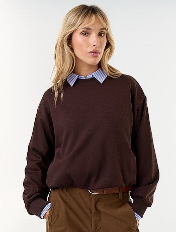 Sweat boule en french terry