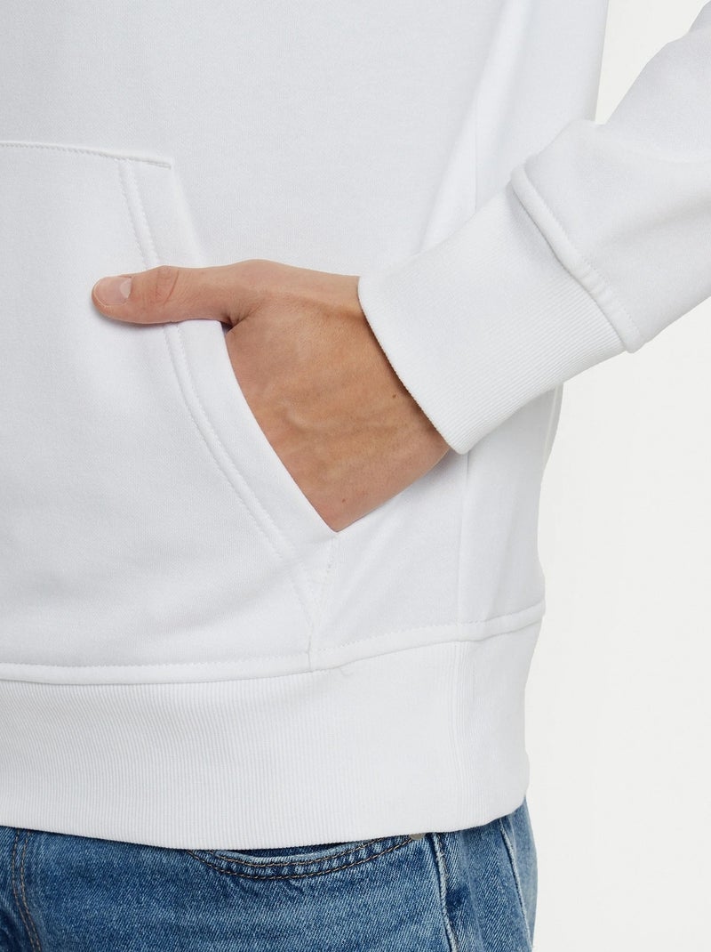 Sweat Calvin Klein à capuche Blanc - Kiabi