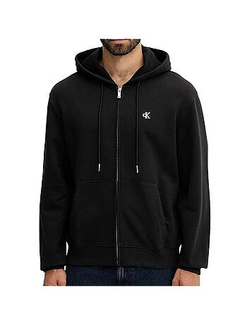 Sweat Zippé Homme Calvin Klein Jeans Terry Monog
