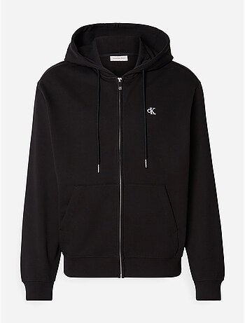 Sweat Zippé Homme Calvin Klein Jeans Terry Monog