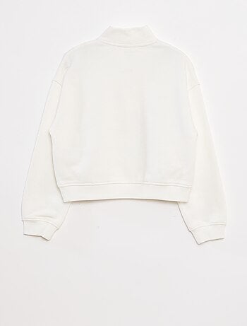 Sweat camionneur avec col zippé