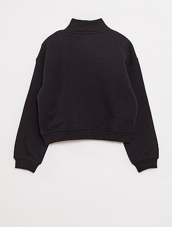 Sweat camionneur avec col zippé
