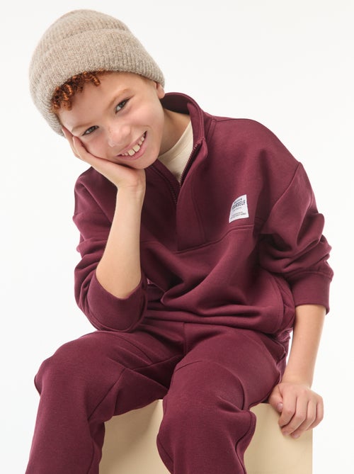 Sweat camionneur en molleton gratté - Kiabi