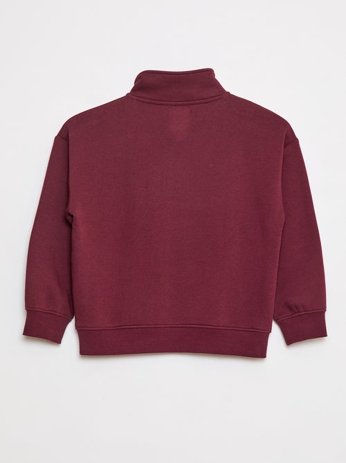 Sweat camionneur en molleton gratté - Kiabi