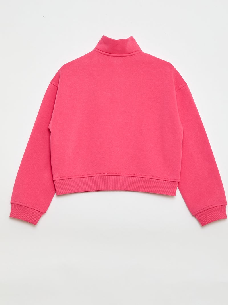 Sweat camionneur uni Rose - Kiabi