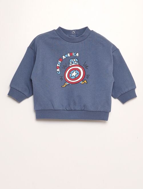 Sweat 'Captain America' en molleton - Kiabi