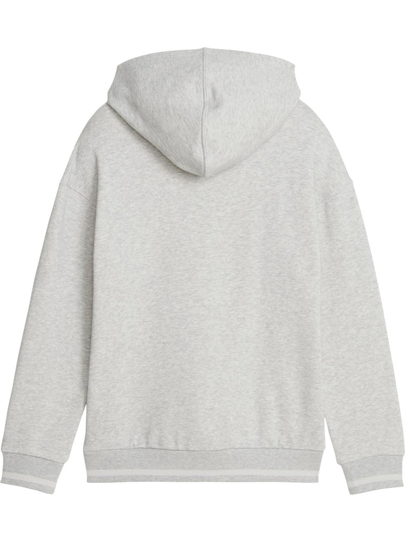 Sweat Capuche Enfant Puma Squad Hoodie Gris - Kiabi