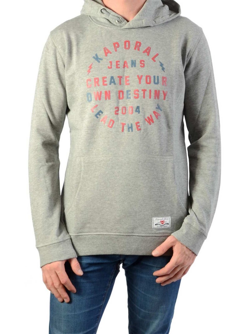 Sweat Capuche Kaporal Junior Octav Gris - Kiabi